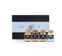 'Anchor - Traveller Gift Set Box with 4 Glass Bottle with Cork Lid/