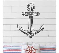 Anchor Vintage Nautical Stencil | Wall Art Painting Stencil - Large Size - (54X71CM)