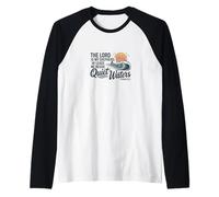 Anchor When You Pass Through Deep Waters Isaiah Verse Raglan Baseball Tee