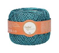 Anchor Yarn, Rayon Polyester, 00312 Metallic, Blue