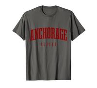 Anchorage Alaska Vintage Pride Souvenir T-Shirt