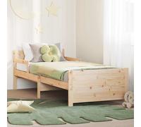anchorage wooden extendable kids bed in natural