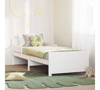 anchorage wooden extendable kids bed in white