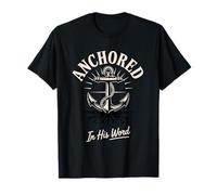Anchored His Word Faith Christian Gathering Church Outings T-Shirt