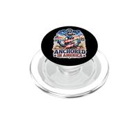 Anchored In America Patriotic Pride PopSockets PopGrip for MagSafe