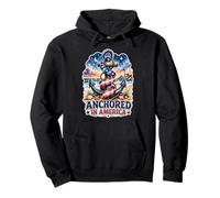 Anchored In America Patriotic Pride Pullover Hoodie
