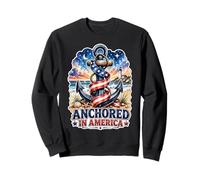 Anchored In America Patriotic Pride Sweatshirt