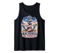 Anchored in America Patriotic Pride Tank Top