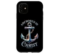 Anchored in Christ - Hebrews 6:19 Case for iPhone 11