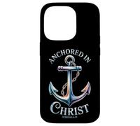 Anchored in Christ - Hebrews 6:19 Case for iPhone 14 Pro