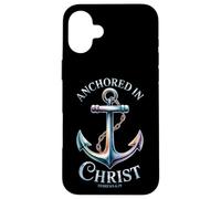 Anchored in Christ - Hebrews 6:19 Case for iPhone 16 Plus