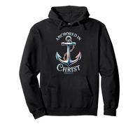 Anchored in Christ - Hebrews 6:19 Pullover Hoodie