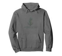 Anchored In Christ Rooted Grounded Floral Cross Faith Pullover Hoodie