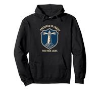 Anchored In Christ The True Light Faith Christian Pullover Hoodie