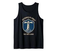 Anchored in Christ The True Light Faith Christian Tank Top