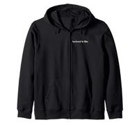 Anchored in Him Christian Faith Quote Inspirational Zip Hoodie
