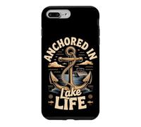 Anchored in Lake Life Boating Boat Pontoon Captain Case for iPhone 7 Plus/8 Plus