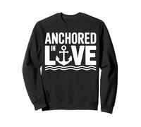 Anchored In Love Cruise Couple Anchor Graphic Tee Sweatshirt