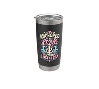 Anchored in Love Nautical Anchor Stainless Steel Insulated Tumbler