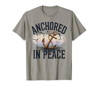 Anchored in Peace Nautical T-Shirt