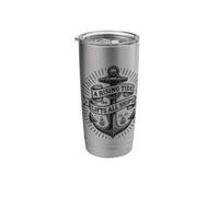 Anchored Traditional Tattoo Style Stainless Steel Insulated Tumbler