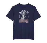 Anchorman Baxter Bark Twice Portrait T-Shirt, Men's Big and Tall, Navy Blue, 2X Tall