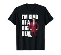 Anchorman Ron Burgundy I'm Kind Of A Big Deal Word Stack T-Shirt
