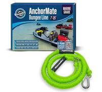 AnchorMate Bungee Line 7-25 ft | Anchoring Bungee Ropes for Boats, PWCs & Kayaks | Absorbs Shocks from Swells & Wind, Prevents Anchor Dislodging | Great for Mooring and Tethering Your Boat or Jet Ski