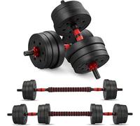 Anchor's Adjustable Dumbbells - 20kg Weights Set for Men & Women, Perfect for Bodybuilding & Fitness Training, Free Weights (10, Kilograms)