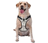 Anchors and Ropes Pattern Dog Harness - Lightweight,Soft,Adjustable Small Harness and Leash Set, Suitable for Puppy Small and Medium-Sized Dog-Large