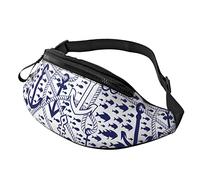 Anchors Crossbody Bag Runner Small Hip Pouch Bum Bag Running Waistpack Bumbag Beltbag Sport Slim Fashionable for Jogging Hiking Woman