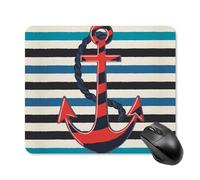 Anchors on A Blue Striped Mouse Mat Pad Small Gaming Mousepad Desktop Mousemat 25 * 30cm