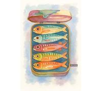 Anchovies - A5 A4 A3 Food and Drink Poster Wall Art Home Decor Featuring Delicious Desserts Coffee and Classic Culinary Inspiration for Kitchen Style