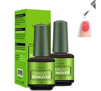 Anchovy Magic Remover Gel Polish,Anchovy Nail Polish Remover,Gel Nail Polish Remover 2-3 Min Quickly Remover Nail Polish,Magic Gel Remover For Nails,Magic Nail Polish Remover Gel,Soak-Off Quick (2pcs)
