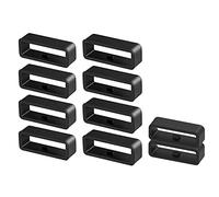 ANCHVN Replacement Secure Rings Compatible with Garmin Forerunner 945 230 235 620 630 735XT/Approach S20 S5 S6/Fenix 5/6 Smartwatch Straps Silicone Connector Keepers Fastener Ring Holders Loop