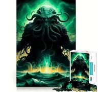 Ancient Abyss 1000 Piece Jigsaw Brain Skill Game High Precision Die Cut Fascinating Hobby for Idle Moments (50x75cm)