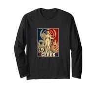 Ancient Agriculture Ceres Roman Harvest Goddess Long Sleeve T-Shirt