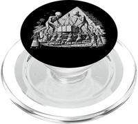 Ancient Alien Pyramid Builders Egypt Egyptian Graphic PopSockets PopGrip for MagSafe