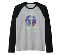 Ancient Aliens Theorists Astronaut UFO Conspiracy Theory Raglan Baseball Tee