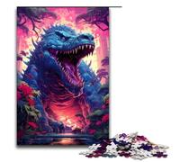 Ancient Alligator Monster Puzzles for Piece Impossible Jigsaw Puzzles for Adults Educational Activity for Cognitive Skills Cognitive Skill Improvement 1000 PCS(75x50cm)