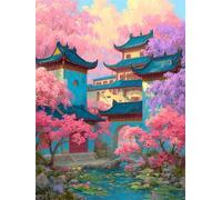 Ancient Architecture 100 Piece Jigsaw Puzzles For Adults, Fun Challenging & Brainteasing 100 piece Adult jigsaw puzzle, Impossible puzzles, Gift for Men/Women, Finished Size is 40x28cm