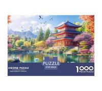 Ancient Architecture 1000 Pieces Jigsaw Puzzles For Adults Educational Games Stress Relieving Entertainment Exercise The Memory of The Brain for Adults And Kids, Age 12 Years Up 38x26cm/1000pcs