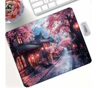 Ancient Architecture Gaming Mouse Pad, High Precision Smooth Surface with Anti-Fray Stitched Edges,Professional Mouse Mat for PC Gaming,Non-Slip Rubber Base,Water Resistant MousePad 30 x 25 cm d0d-488
