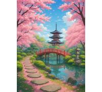 Ancient Architecture Jigsaw Puzzles for Adults 4000 Pieces, Adult jigsaw Puzzle 4000 pieces Spring, Challenging Brainteaser with Alphabet Backing, Eco-friendly Dust-Free, Home Wall Decor Gift