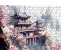 Ancient Architecture Puzzle - 5000 Piece Jigsaw Puzzles for Adults - The Back Features Printed Letter Guides - and The Pieces fit Together Snugly - Wooden Puzzles for Adults 61.6 X 41.5 Inch s7h-426