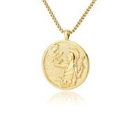Ancient Artemis Aphrodite, Athena, Hecate, Ivy, Persephone and Selene Greek Mythology Necklaces, 2,5 cm de diâmetro x 3 mm de largura, Stainless Steel, No Gemstone