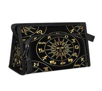 Ancient Astrology Sun Face Travel Makeup Bag for Women Men Kids Girls Boys Sun Multipurpose Wash Pouch Bag Toiletry Cosmetic Toiletries Shower Bag Organizer