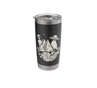 Ancient Astronaut Pyramid Design for a Alien Theorist Stainless Steel Insulated Tumbler