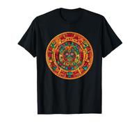 Ancient Aztec Calendar Mayan Sun Stone Symbol T-Shirt