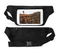 Ancient Battle Between Warriors Unisex Waist Bag Black